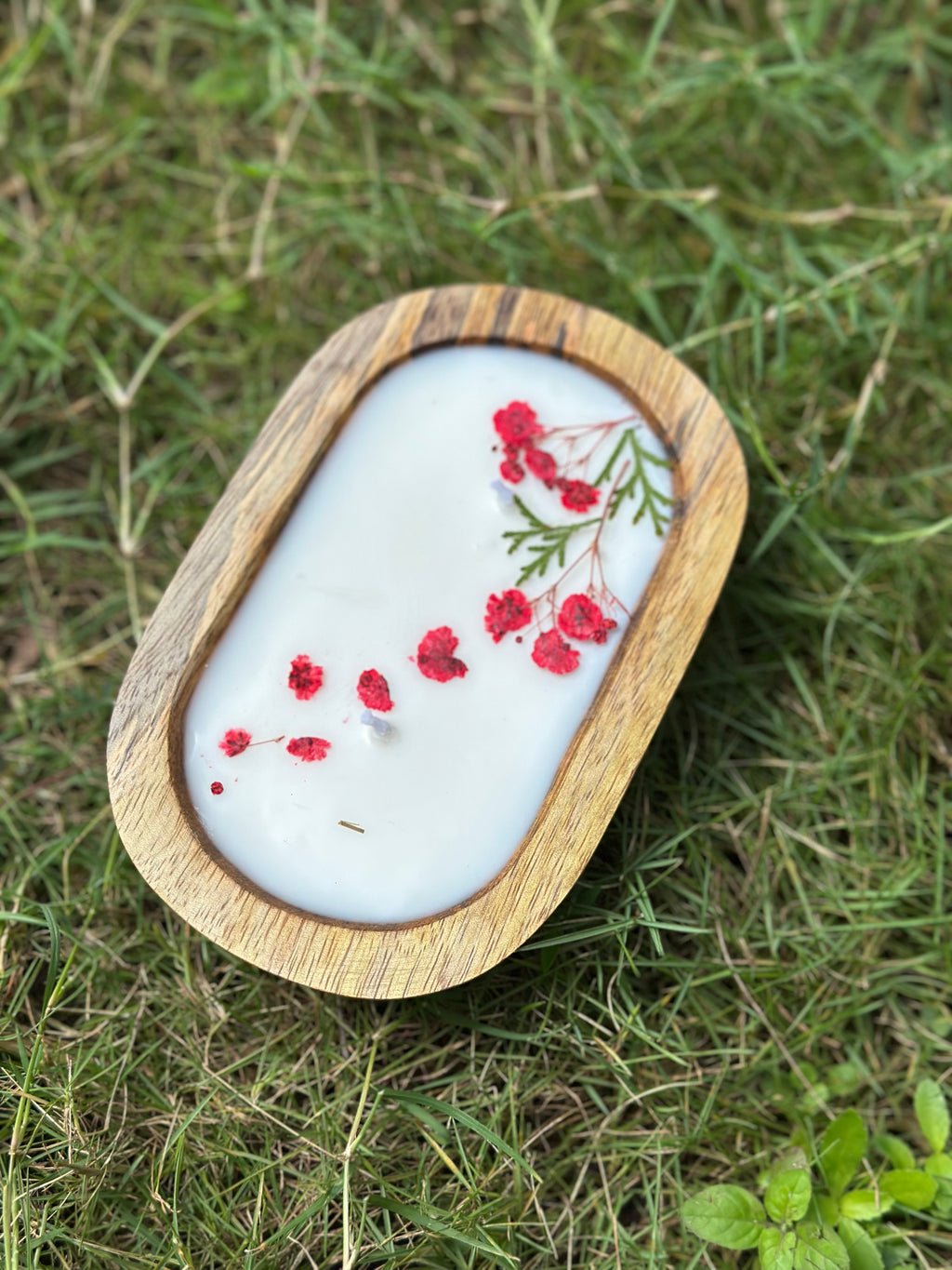 Frosted Berries - Wooden Bowl Candle